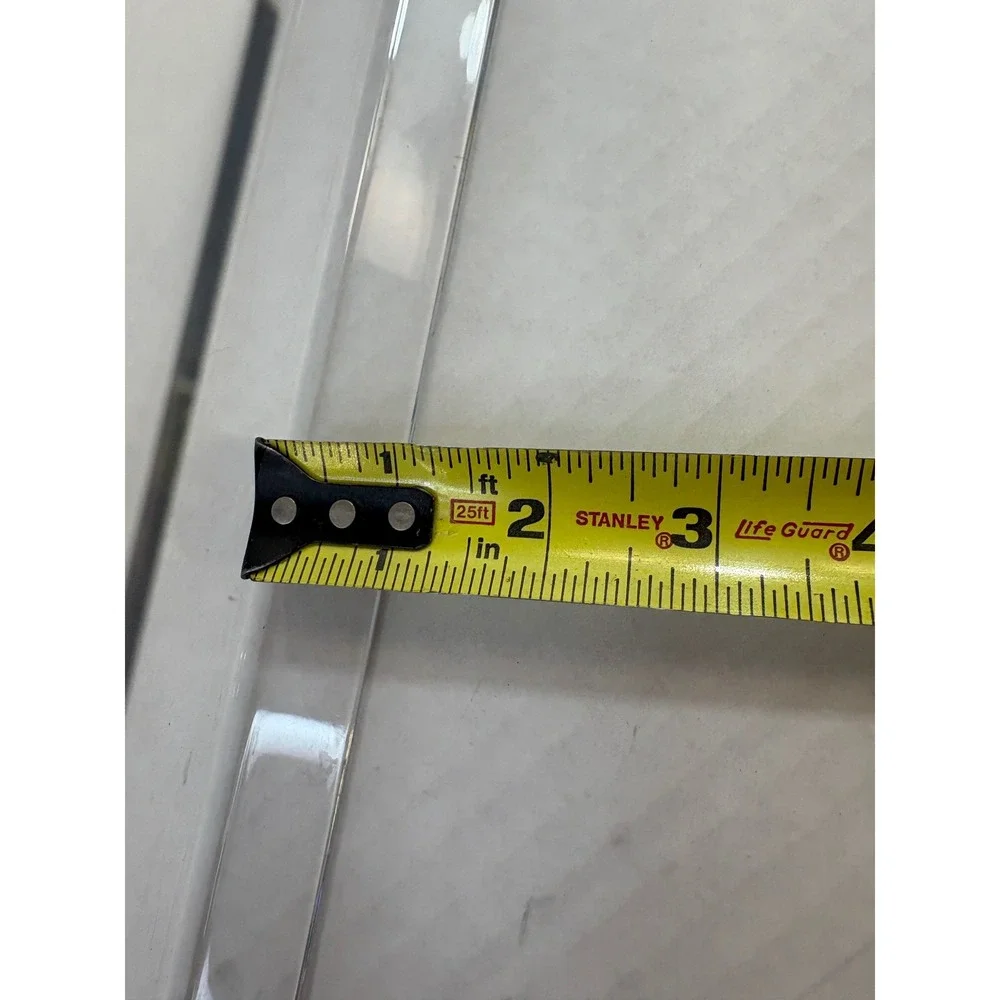 Floating Acrylic Wall Shelf‎ Home Decor 15in Clear EUC Single Shelf Clear